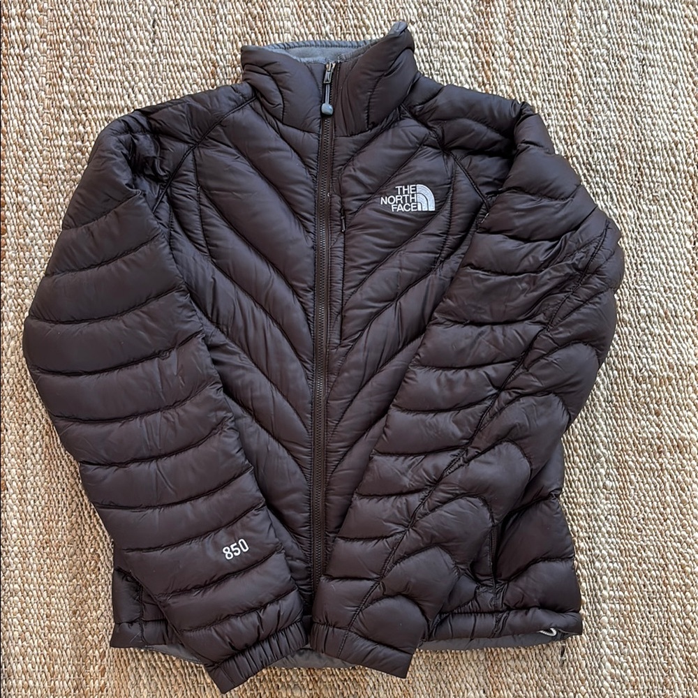 The North Face Flight Series Dark Brown Quilted Jacket, XS